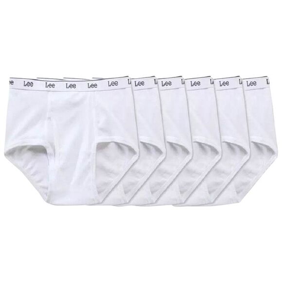 6-Pack Lee Men's Cotton Tag-Free Classic Brief, 38 - Picture 1 of 3